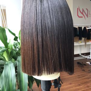 Venta al por mayor doble dibujado Remy Brown Consejos Cabello Super doble dibujado Extensión de cabello Extensiones de cabello Hueso recto - Product Image 1