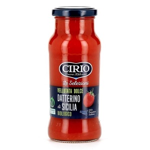 Sauce tomate rouge Datatterino 350 g, sauce italienne pour pâtes et pizzas, pot en verre - Product Image 1