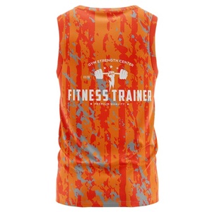 Unisex Plus Size 150 GSM Pinhole <b>Mesh</b> Breathable Eco-Friendly Quick Dry Performance Sublimation Tank <b>Tops</b> Sports Jersey - Product Image 2
