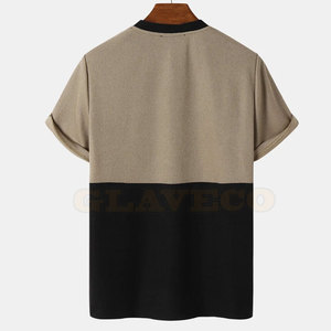 Camisetas de Hombre de Último Diseño con MOQ Bajo, Ropa Casual de Verano, Impresión de Logotipo Personalizado, Poliéster/Algodón, Secado Rápido y Transpirable - Product Image 2