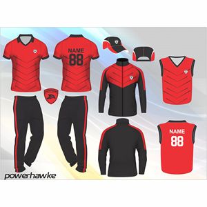 Maillot de cricket sportif de qualité supérieure, à l'allure simple, avec logo personnalisé et nom d'équipe pour garçons, best-seller - Product Image 2