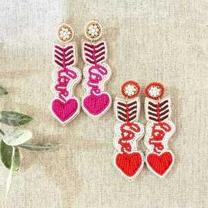 Pendientes de gota de estrella con cuentas blancas de calidad superior al por mayor accesorios de moda para dama de honor con cuentas de semillas - Product Image 4