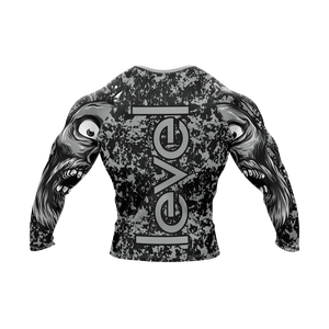 Customized <b>design</b> <b>custom</b> printed rash guard, moisture wicking rashguards mens <b>compression</b> <b>shirt</b> - Product Image 2