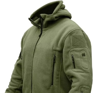 Chaquetas de Alta Calidad, Chaquetas Resistentes al Viento, Chaqueta Deportiva Táctica con Capucha de Forro Polar - Product Image 3