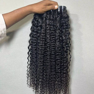 Alta calidad Super doble dibujado Virgen cutícula alineada pelo indio Buindles Pixie rizado Piano Color - Product Image 1