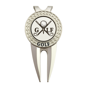 Outil de réparation de divots de golf portable, étanche, en métal émaillé, design personnalisé, cadeaux souvenirs de club sportif à prix abordable - Product Image 1