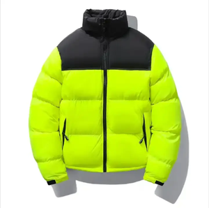 Veste matelassée en duvet avec logo personnalisé de haute qualité pour hommes, veste d'hiver décontractée en coton pour les sports d'extérieur pour hommes - Product Image 3