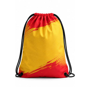 <b>BIG</b> TEN APPAREL Unisex Black Polyester Drawstring Gym Bag Casual Solid Color Durable Anti-Theft Eco-Friendly Fitness <b>Backpack</b> - Product Image 3