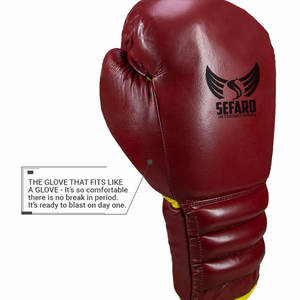 ถุงมือต่อยมวยแบบมืออาชีพถุงมือต่อยมวยแบบปรับได้ถุงมือฝึกต่อยมวย MMA เพื่อความปลอดภัยในการเล่นกีฬา - Product Image 2