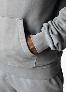 <b>Men's</b> Casual Long Sleeve Winter Sweatshirt Fashion Hooded <b>Pullover</b> with Pocket OEM Service - Product Image 5