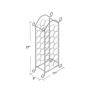 Estante de hierro forjado tradicional para vino, soporte para hogar, restaurante, boda, fiesta decorativa, bar, estante de vino, organizador de almacenamiento de botellas - Product Image 2