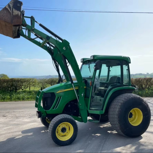 Pour 4520 tracteur de marche 22HP Cummins Engine Shuttle Gearbox Chargeur frontal 4 1 Bucket 10001-20000 Heures Full Glass Cab - Product Image 1