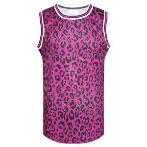 Camiseta de Baloncesto sin Mangas para Hombre, Talla Grande, Transpirable, de Alta Calidad, con Impresión por Sublimación, 100% Poliéster, Personalizable - Product Image 1