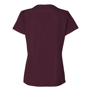 T-shirts violets grande taille pour femmes Design personnalisé col rond Style décontracté élégant prix de gros au Bangladesh - Product Image 4