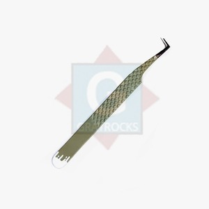Pince à épiler d'extension de cils en acier inoxydable de haute qualité pince à épiler de beauté de marque privée en gros - Product Image 1