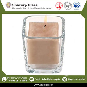 Most Selling Square Glass Votive At with Custom Size & Color - Product Image 2