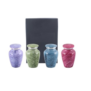 โกศโทเค็นขนาดเล็กที่ระลึกหลายสีออกแบบที่เรียบง่ายเคลือบตกแต่งขี้เถ้าโกศศพอุปกรณ์ที่ทำด้วยมือ - Product Image 2
