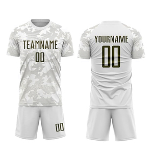 Meilleure vente ensemble de vêtements de sport pour hommes col rond France Football Jersey Shorts 100% Polyester haute qualité nouvelles fonctionnalités Logo imprimé - Product Image 4