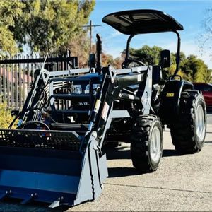 Pour LOVOL 35HP 4WD moteur Diesel tracteur à roues auvent 25.7KW puissance brute 40HP tracteur agricole automatique évalué 4x4 pompe boîte de vitesses noyau - Product Image 1