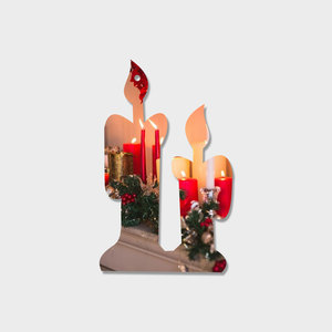 อุปกรณ์ตกแต่งงานปาร์ตี้สีขาวเงาด้านเดียวความละเอียดสูง - Product Image 2