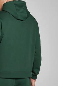 Survêtement en coton uni avec logo personnalisé | Sweat à capuche et jogging antibactérien et respirant décontracté pour homme - Product Image 2