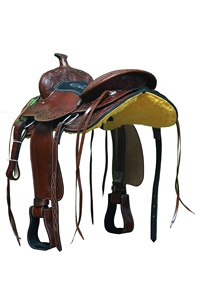 Selle de cheval western de qualité supérieure, personnalisée, avec siège en cuir souple, pour l'équitation, au meilleur prix - Product Image 5