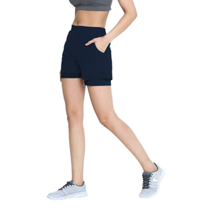 Mid Waist Eco-Friendly Canvas <b>Board</b> <b>Shorts</b> <b>Women</b> Fitness Running Breathable Quick Dry Anti-Wrinkle 4 Way Stretch Plus Size Logo - Product Image 4