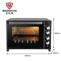 Four à convection électrique grand format 2800W 100L, classe A, multilingue, offre OEM pour hôtels et commerces (UE, États-Unis, Australie, Royaume-Uni)