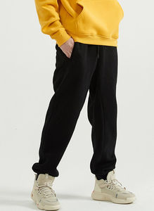 Logo personnalisé d'usine unisexe en vente chaude pantalon de survêtement en coton vierge avec poches latérales pour hommes - Product Image 4