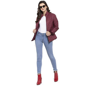 Chaquetas de cuello levantado para mujer, con servicio y diseño OEM rompevientos, novedad - Product Image 4