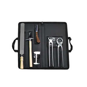 Kit de sabot de maréchal-ferrant personnalisé de 6 pièces Outil de maréchal-ferrant en acier inoxydable Instruments vétérinaires - Product Image 1