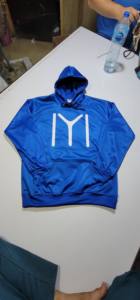 เสื้อฮู้ดแขนยาวแบบสวมหัวลำลองสำหรับผู้ชายเสื้อมีฮู้ดพิมพ์โลโก้พิมพ์ซับลิเมชันออกแบบใหม่ - Product Image 4