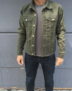 Streetwear d'hiver personnalisé Bomber Jacket Denim Plus Size Single Button High End Slim Vintage Reversible Eco-Friendly Men's Jackets - Product Image 2