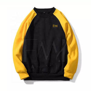 Personnalisable Hommes de Grande Taille Ras Du Cou Sweat-shirt Confortable Conception D'impression Solide Pour L'hiver Travail En Plein Air Plain Dyed Technics Vente - Product Image 1