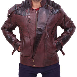 แจ็คเก็ตหนังแท้แบบยูนิเซ็กซ์สำหรับฤดูหนาว  คอตั้ง  ผ้าแคนวาส  พร้อมโลโก้สั่งทำพิเศษ  ออกแบบด้านหน้า  มีทุกขนาด - Product Image 3