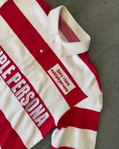 T-shirt court en coton 100% avec motif décontracté Coupe ample Tissu tricoté en polyester/coton Style décontracté - Product Image 2