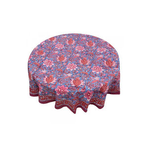 Nappe de mariage de luxe 100% coton faite à la main bloc de main imprimé écologique bien absorbant 20 feuilles 220 Cms approvisionnement en vrac - Product Image 3