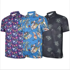 Venta caliente mejor calidad Golf ropa más tamaño hombres Polos personalizados OEM sublimación impresa hombres camisetas ropa deportiva Fitness - Product Image 1