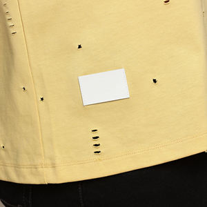 Nuevas camisetas de material sólido de corte holgado para hombre de tendencia para camisetas desgastadas de gran oferta de color personalizado hechas en Pakistán - Product Image 2