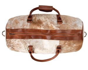 New Hot Selling Genuine Leather Duffel Handbag Casual <b>Weekender</b> Handmade Boho Design <b>Travel</b> <b>Bag</b> with Zipper Closure - Product Image 3