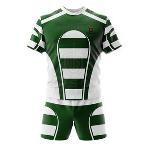 Más vendidos de calidad superior 100% poliéster Rugby fútbol desgaste transpirable deportes uniforme conjunto para adultos estilo Popular - Product Image 1