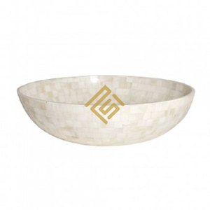 Design unique en résine d'os de corne Bol à soupe en bois de haute qualité Finition moderne Matériau naturel Décor Bols de service en métal Époxy - Product Image 4