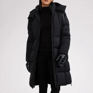 Manteau long matelassé pour femme, respirant, chaud, veste matelassée, faible MOQ, vente en gros - Product Image 5