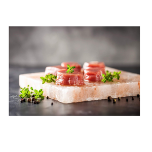 Tahir Gems Empaquetado 2x6x8 Pulgadas Azulejo de cocina de sal del Himalaya Técnica tallada Decoración del hogar Producto artesanal natural - Product Image 3