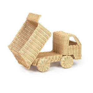 Camion à benne en rotin fait main, best-seller, jouet en rotin naturel pour enfants, camion en rotin pour enfants, fabriqué à la main au Vietnam - Product Image 5