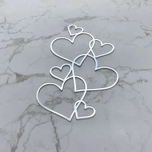 Décoration de Noël en fer forgé artisanal à motif de feuille, finition noire moderne, ornements suspendus - Product Image 3