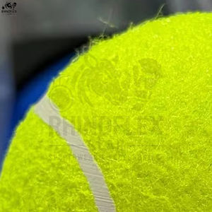 Article le plus vendu : balle de tennis d'entraînement en caoutchouc, en stock, toutes les couleurs, logo personnalisé accepté - Product Image 3