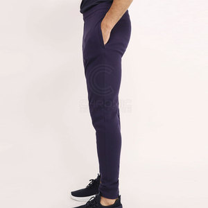 Meilleures ventes Pantalons de survêtement décontractés pour hommes, coupe ajustée, matériau en toile confortable à la mode, taille élastique légère, taille moyenne rapide - Product Image 3