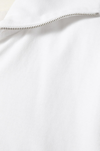 Poliéster/algodón media cremallera punto sólido para Polos hombres de gran tamaño cuello vuelto manga larga transpirable antiarrugas secado rápido - Product Image 3