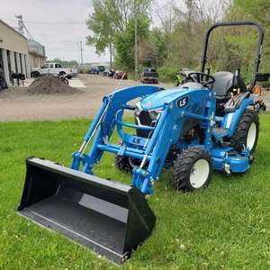 High Quality LS 2024 25HP 4WD Garden Tractor with Front Loader Backhoe Electric 4-Stroke Engine - Product Image 3